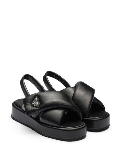 prada napa heel|prada soft padded sandals.